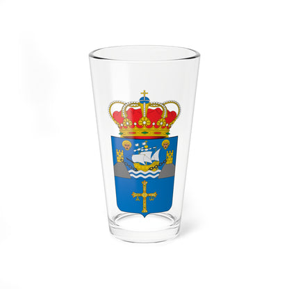 Escudo de armas de Ribadedeva (Spain) (Coat of Arms) Pint Glass 16oz