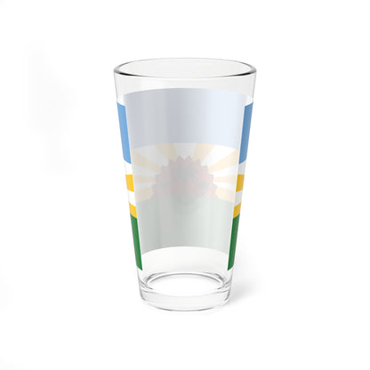 Propuesta de bandera para el Estado Monagas 17 (Venezuela) Pint Glass 16oz