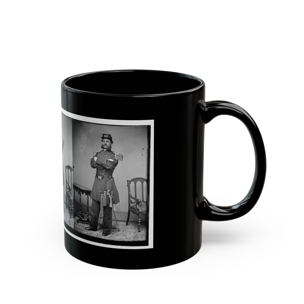 A.T.A.Torbert (U.S. Civil War) Black Coffee Mug