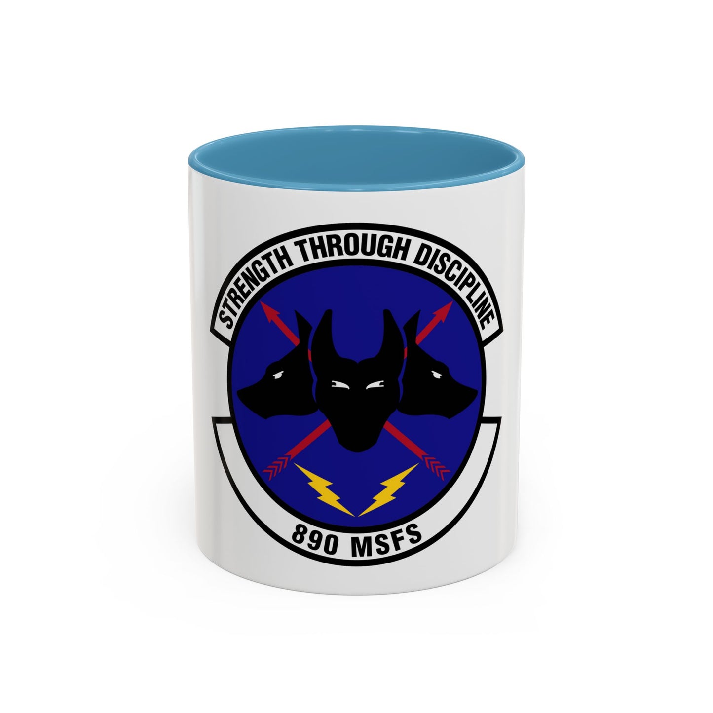 890 Missile Security Forces Squadron AFGSC (U.S. Air Force) Accent Coffee Mug