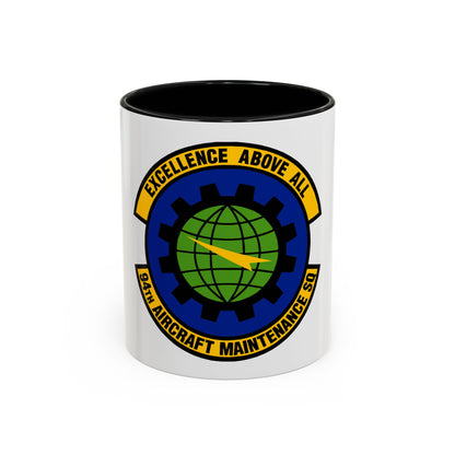 94 Aircraft Maintenance Squadron AFRC (U.S. Air Force) Accent Coffee Mug
