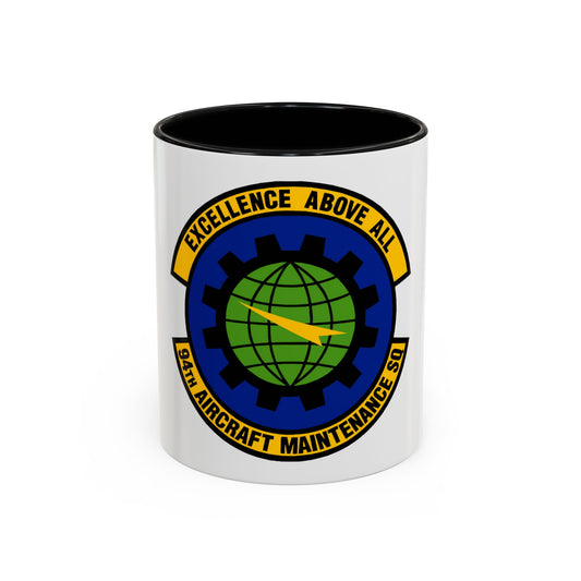 94 Aircraft Maintenance Squadron AFRC (U.S. Air Force) Accent Coffee Mug