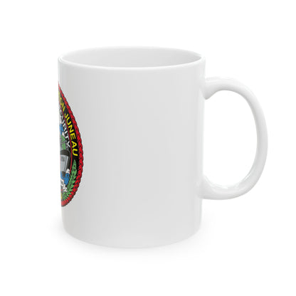 USCG Station Juneau Alaska   Homeland Security (U.S. Coast Guard) White Coffee Mug