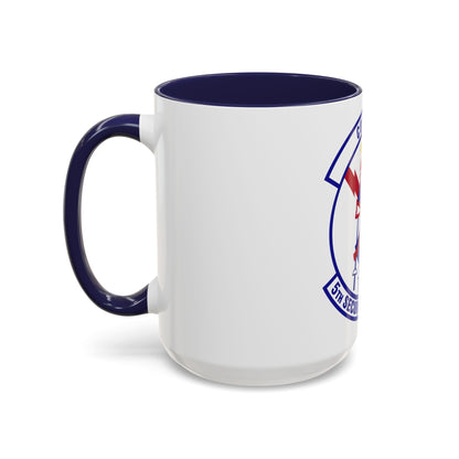 5th Security Forces Squadron (U.S. Air Force) Accent Coffee Mug
