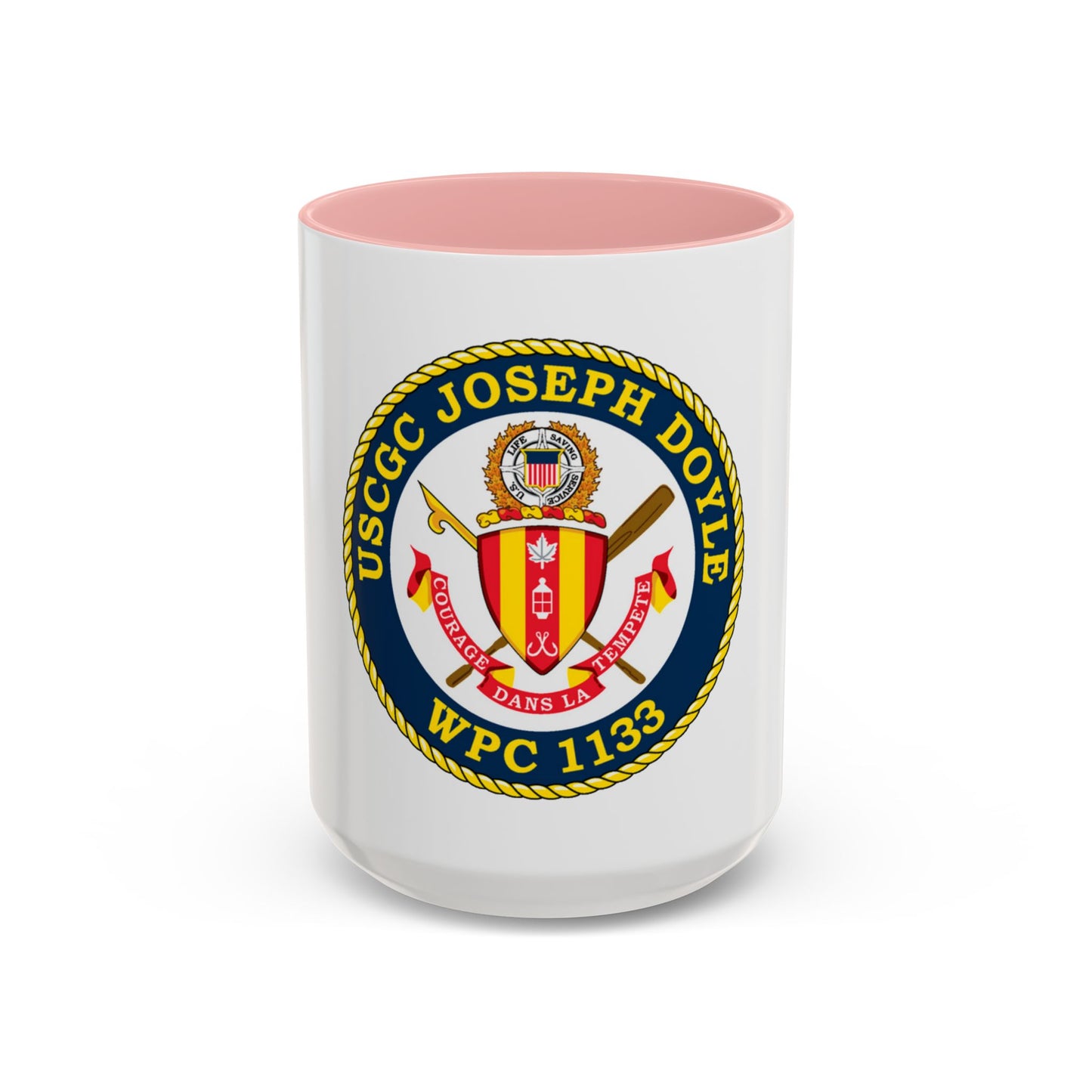 USCG C JOSEPH DOYLE W PC 1133 (U.S. Coast Guard) Accent Coffee Mug