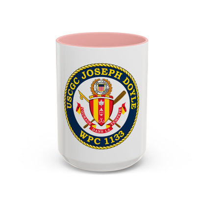 USCG C JOSEPH DOYLE W PC 1133 (U.S. Coast Guard) Accent Coffee Mug