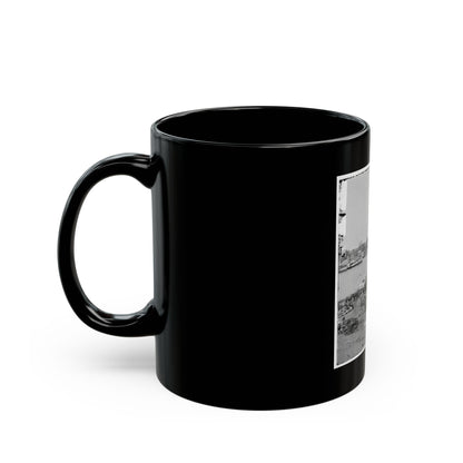 Port Royal, Va. The Rappahannock River Front During The Evacuation (U.S. Civil War) Black Coffee Mug