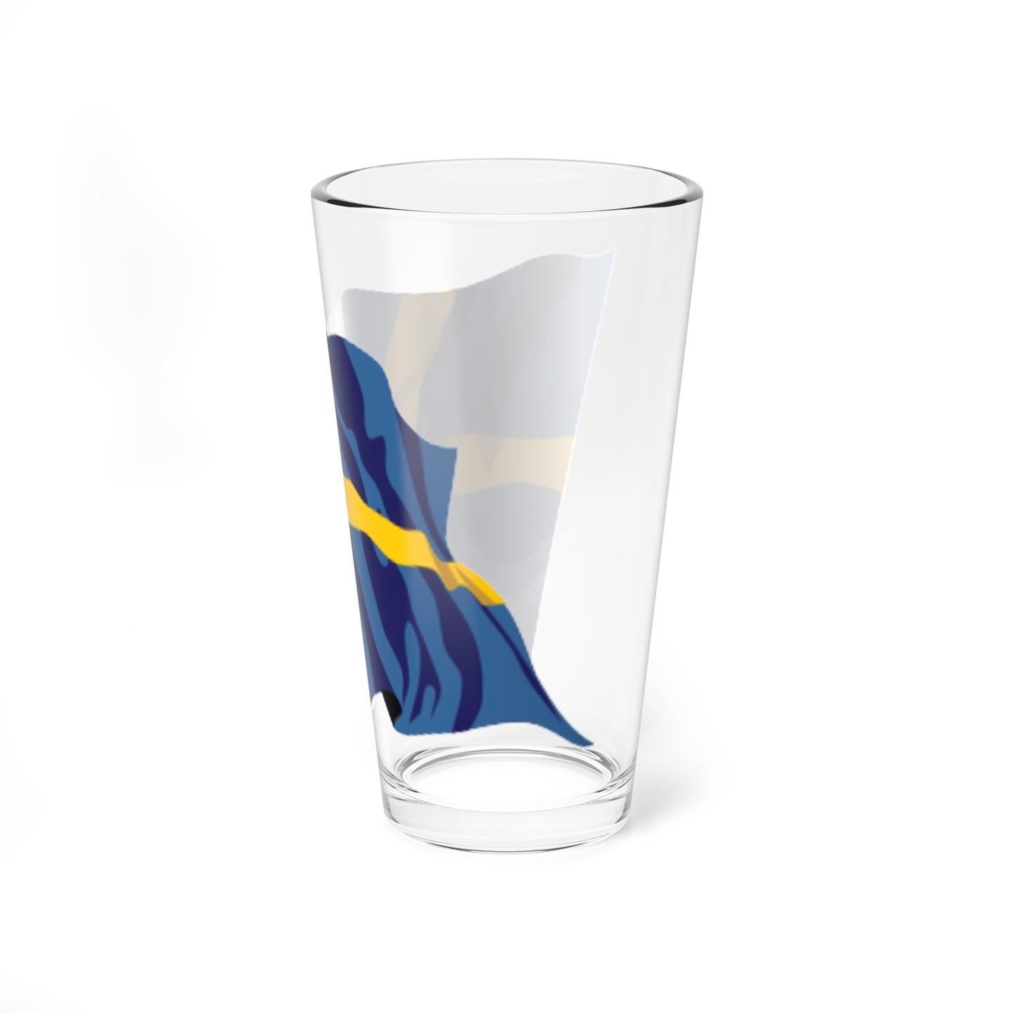 Sweden flag waving icon (Sweden) Pint Glass 16oz