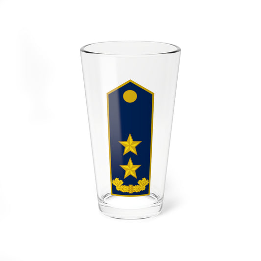 ALB Airforce OF 7 (Albania) (Military Rank) Pint Glass 16oz