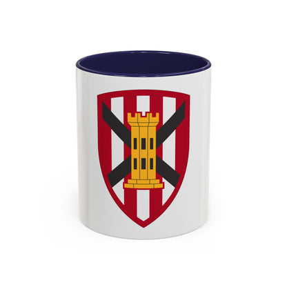 7 Engineer Brigade (U.S. Army) Accent Coffee Mug