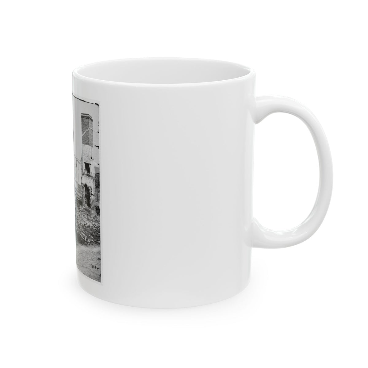 Charleston, S.C. O'connor House; Another View (U.S. Civil War) White Coffee Mug