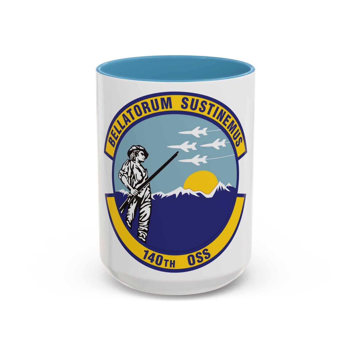 140th Operations Support Squadron (U.S. Air Force) Accent Coffee Mug