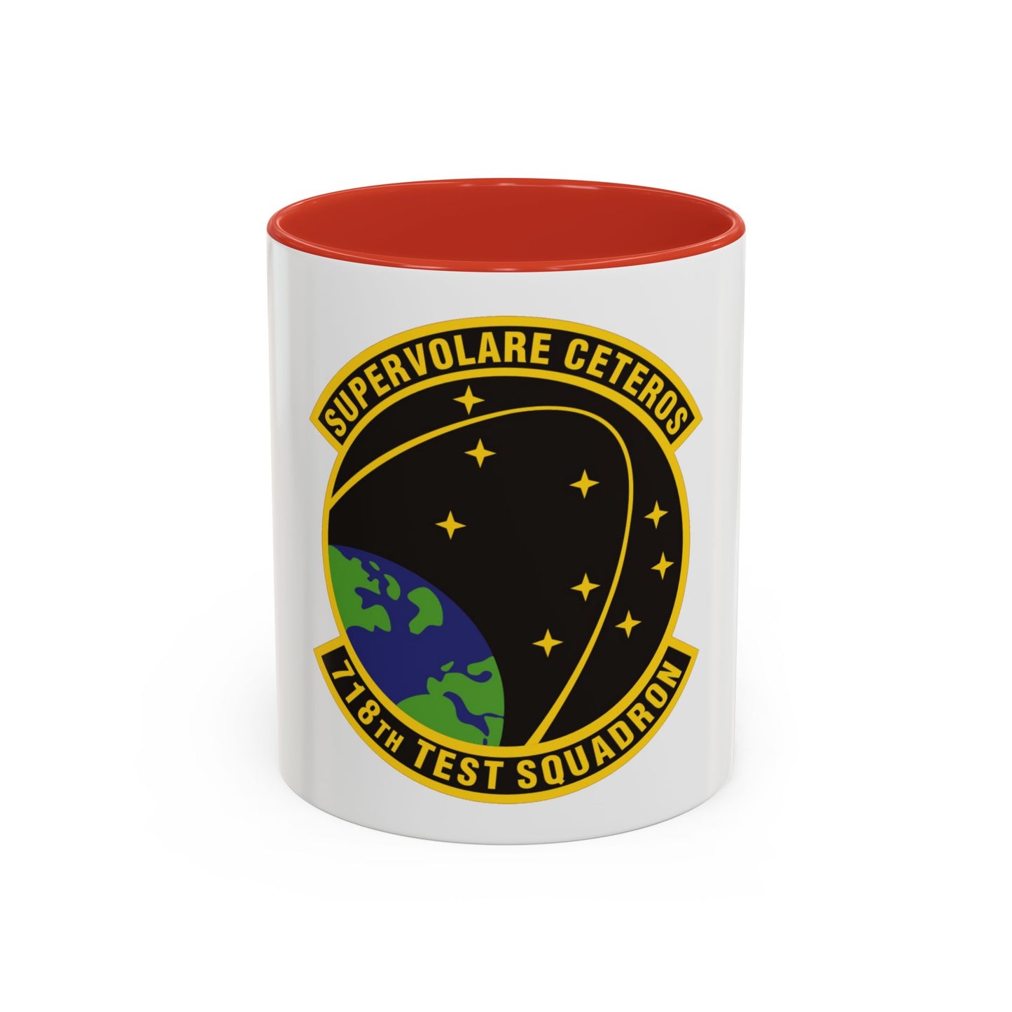 718th Test Squadron (U.S. Air Force) Accent Coffee Mug