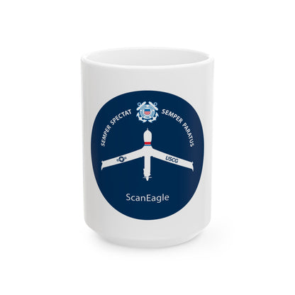 USCG Scan Eagle (U.S. Coast Guard) White Coffee Mug