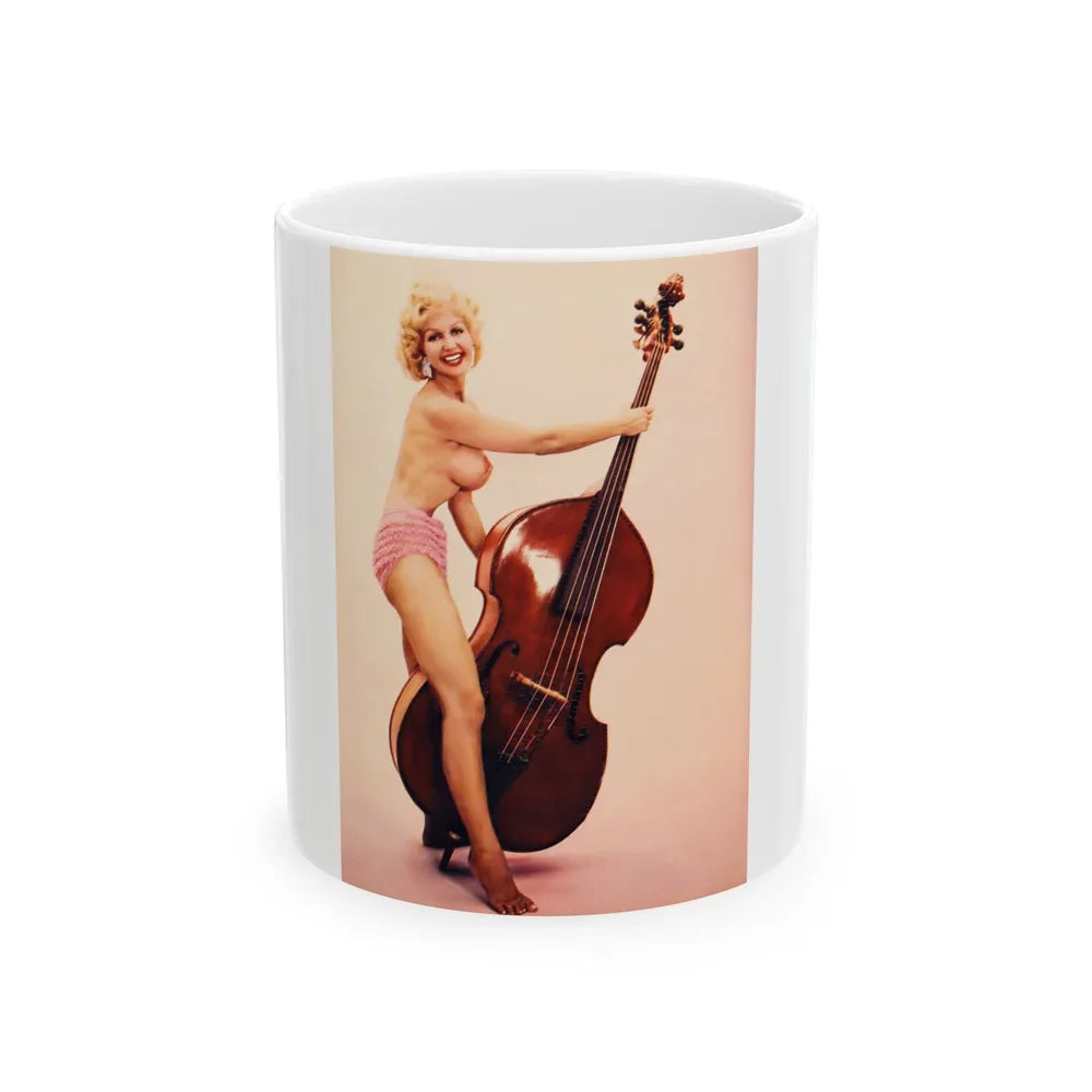 Greta Thyssen #97 1 (Vintage Female Icon) White Coffee Mug-11oz-Go Mug Yourself