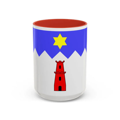 Flag of Gharb Malta - Accent Coffee Mug-15oz-Red-Go Mug Yourself