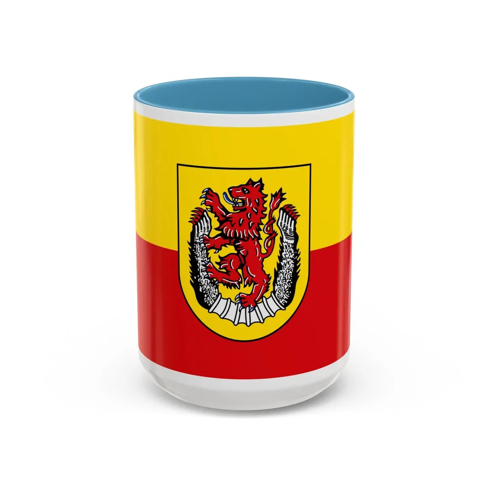 Flag of Diepholz Germany - Accent Coffee Mug-15oz-Light Blue-Go Mug Yourself