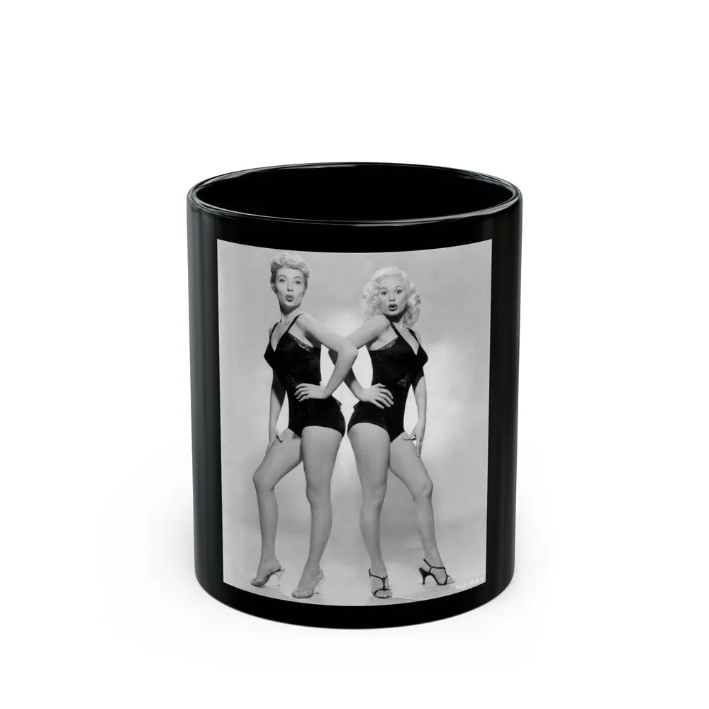 Lori Nelson #80 with, Mamie Van Doren - ''Untamed Youth'' '57 Promop Photo (Vintage Female Icon) Black Coffee Mug-11oz-Go Mug Yourself