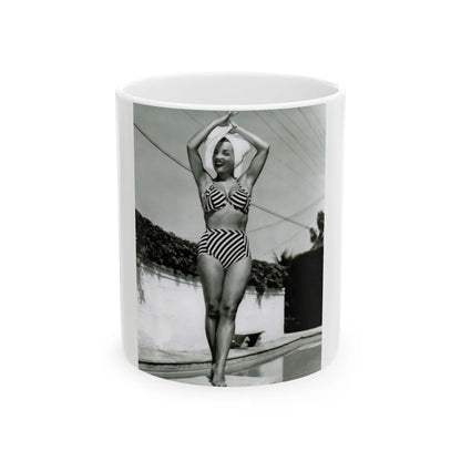 Carmen Miranda #07 (Vintage Female Icon) White Coffee Mug-11oz-Go Mug Yourself