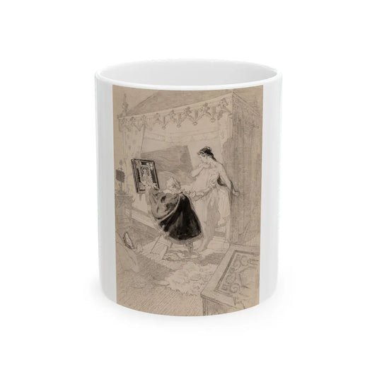 Don Fernando pleads with Dorothea, 1906 - White Coffee Mug-11oz-Go Mug Yourself