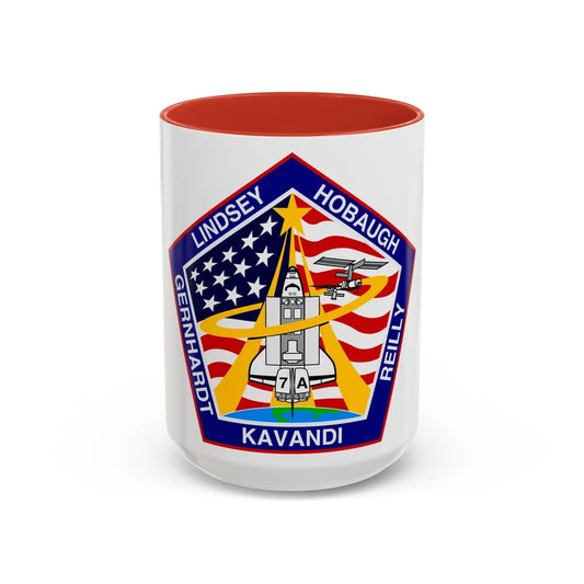 STS 104 (NASA) Accent Coffee Mug-15oz-Red-Go Mug Yourself