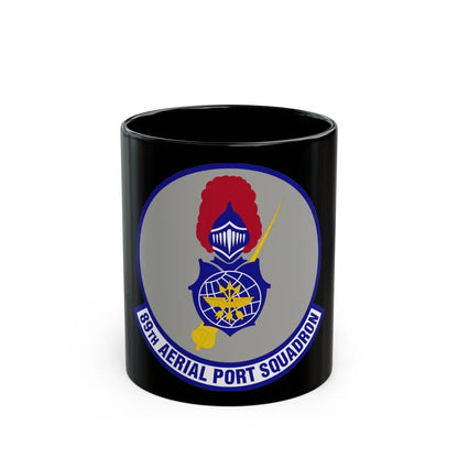 89th Aerial Port Squadron (U.S. Air Force) Black Coffee Mug-11oz-Go Mug Yourself