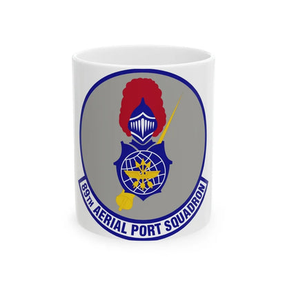 89th Aerial Port Squadron (U.S. Air Force) White Coffee Mug-11oz-Go Mug Yourself