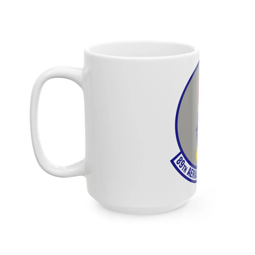 89th Aerial Port Squadron (U.S. Air Force) White Coffee Mug-Go Mug Yourself