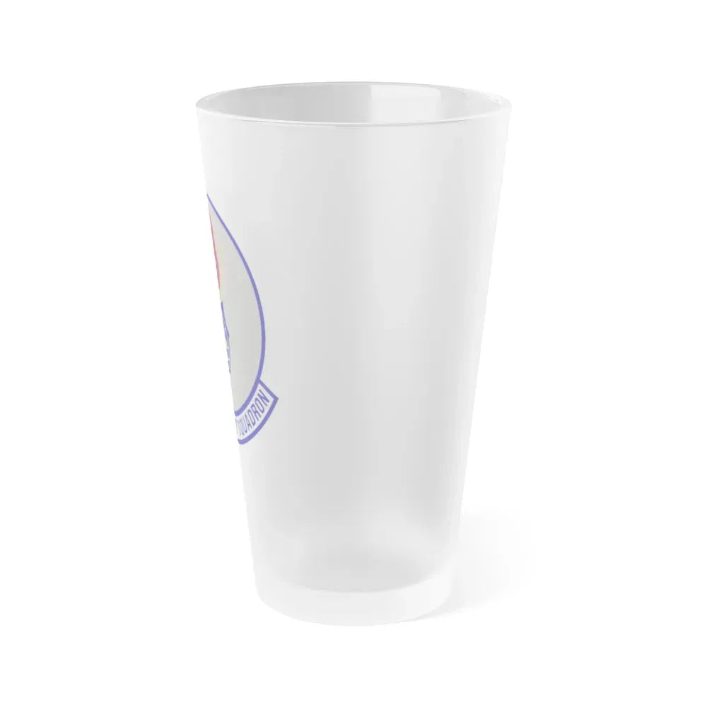 89th Aerial Port Squadron (U.S. Air Force) Frosted Pint Glass 16oz - Go Mug Yourself