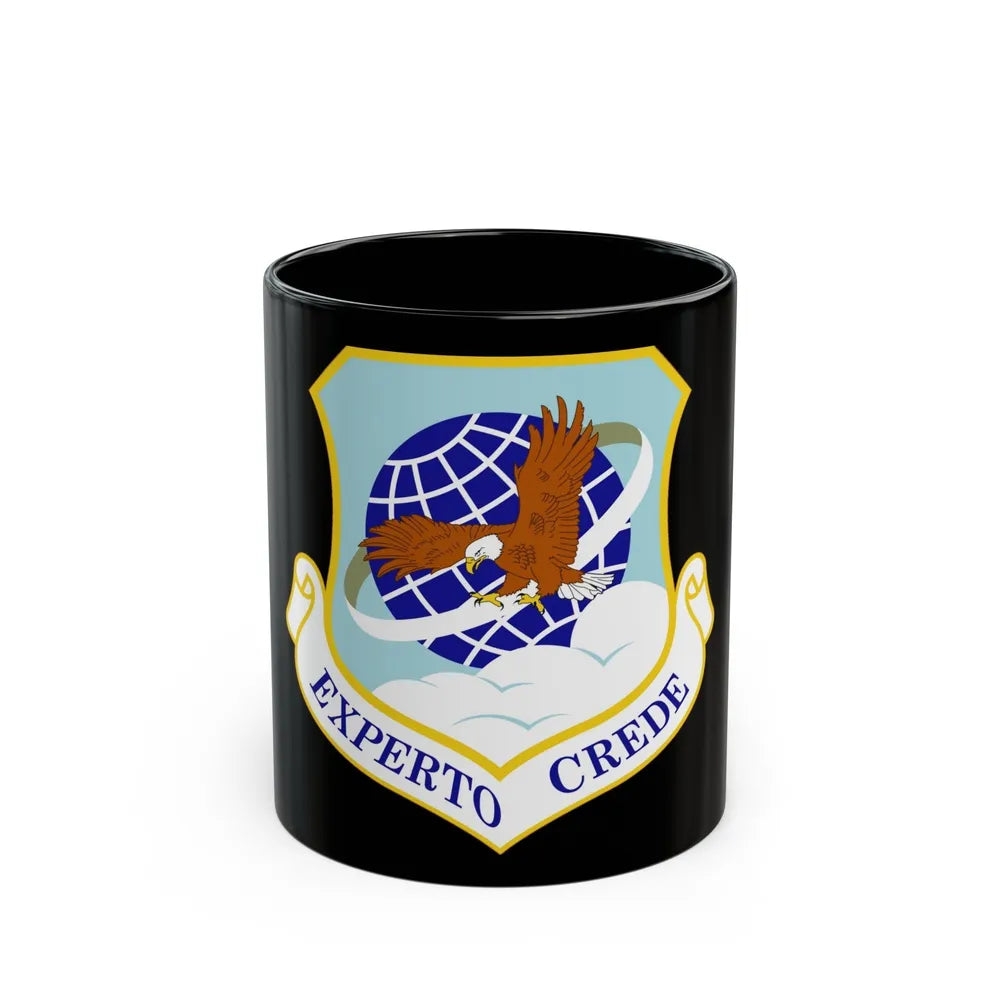 89th Airlift Wing (U.S. Air Force) Black Coffee Mug-11oz-Go Mug Yourself