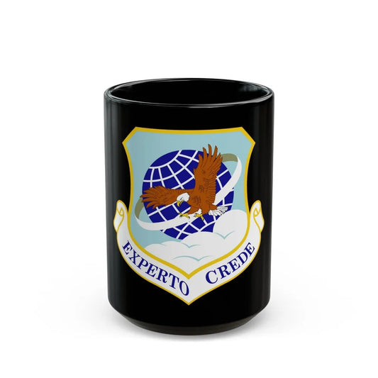 89th Airlift Wing (U.S. Air Force) Black Coffee Mug-15oz-Go Mug Yourself