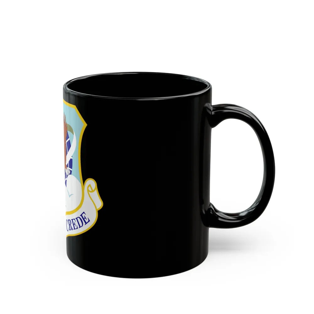 89th Airlift Wing (U.S. Air Force) Black Coffee Mug-Go Mug Yourself