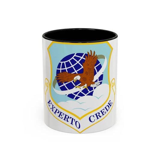 89th Airlift Wing (U.S. Air Force) Accent Coffee Mug 11oz Black - Go Mug Yourself