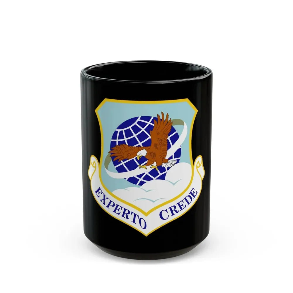 89th Airlift Wing (U.S. Air Force) Black Coffee Mug 15oz - Go Mug Yourself