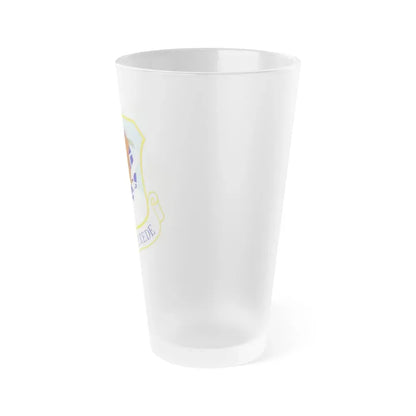 89th Airlift Wing (U.S. Air Force) Frosted Pint Glass 16oz - Go Mug Yourself