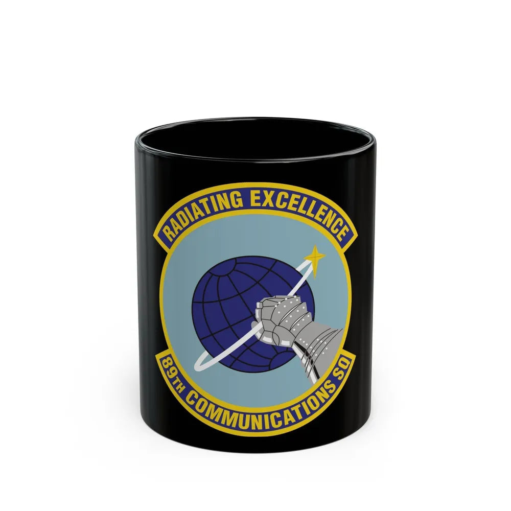 89th Communications Squadron (U.S. Air Force) Black Coffee Mug-11oz-Go Mug Yourself