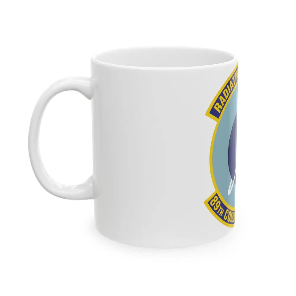 89th Communications Squadron (U.S. Air Force) White Coffee Mug-Go Mug Yourself