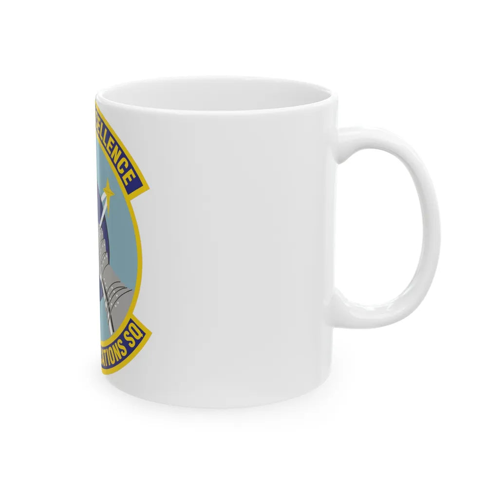 89th Communications Squadron (U.S. Air Force) White Coffee Mug-Go Mug Yourself