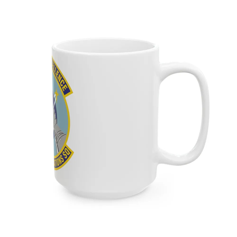 89th Communications Squadron (U.S. Air Force) White Coffee Mug-Go Mug Yourself