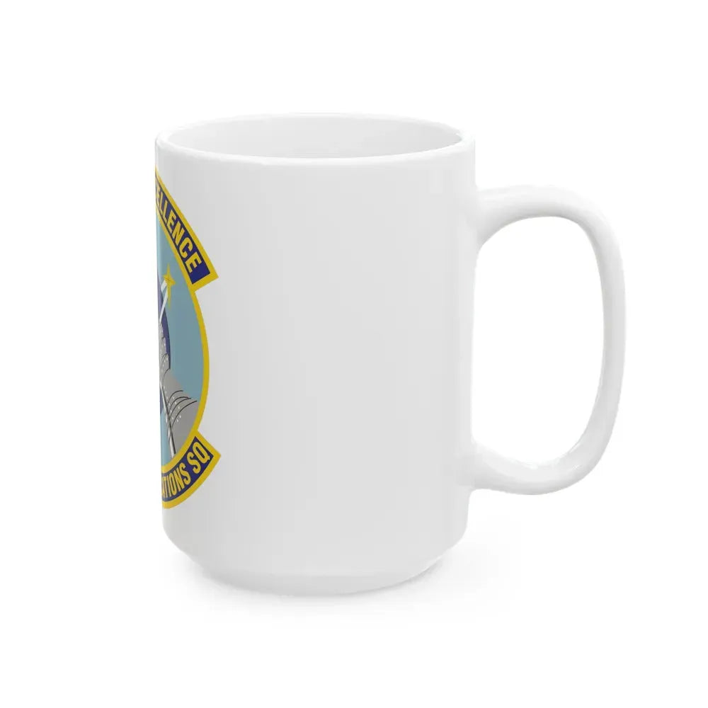 89th Communications Squadron (U.S. Air Force) White Coffee Mug - Go Mug Yourself