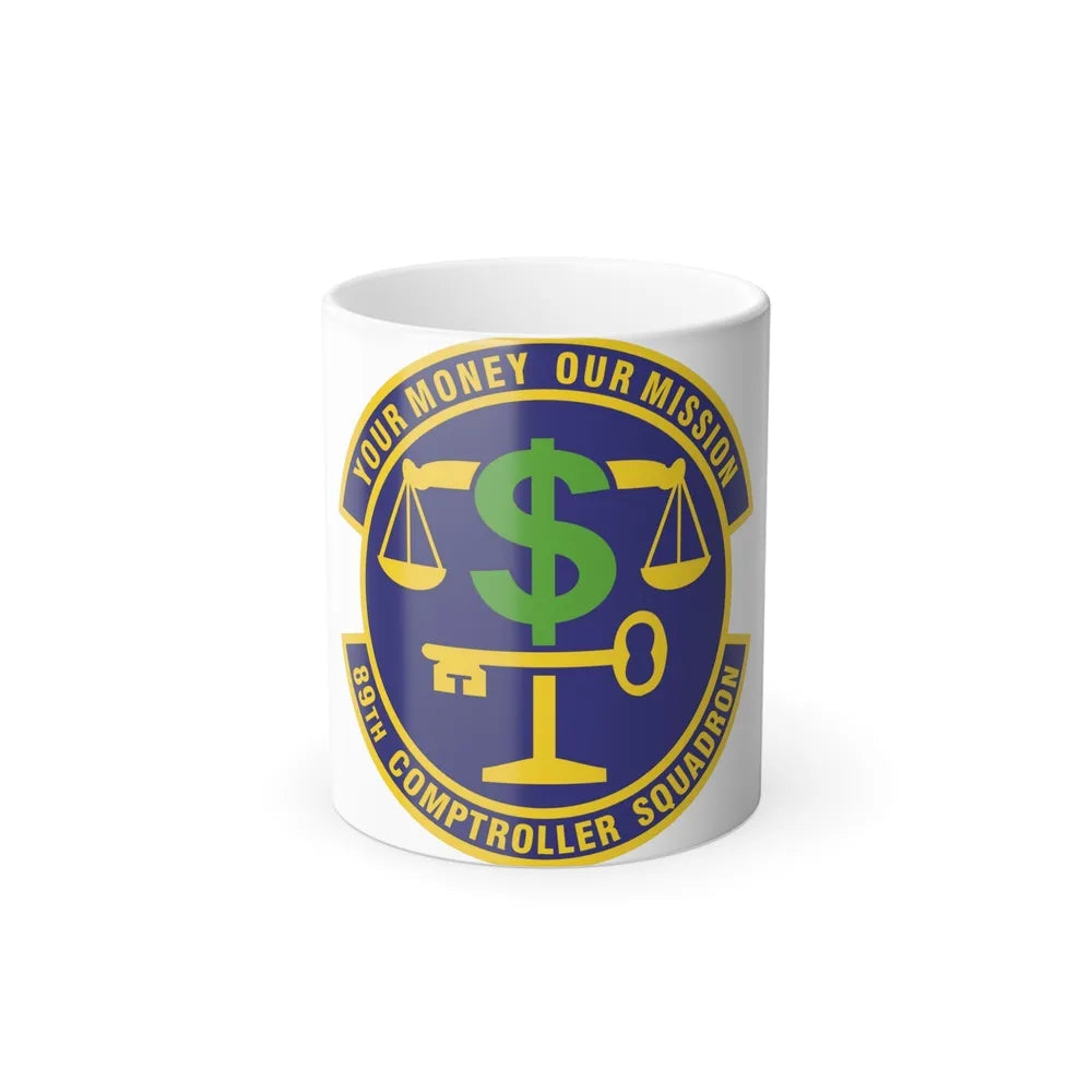 89th Comptroller Squadron (U.S. Air Force) Color Changing Mug-11oz-Go Mug Yourself