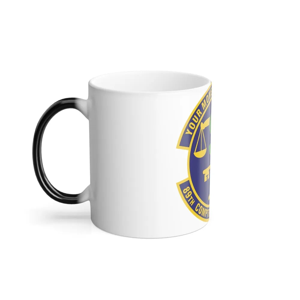 89th Comptroller Squadron (U.S. Air Force) Color Changing Mug-Go Mug Yourself