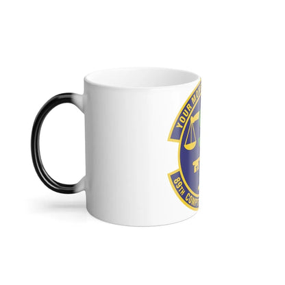 89th Comptroller Squadron (U.S. Air Force) Color Changing Mug-Go Mug Yourself