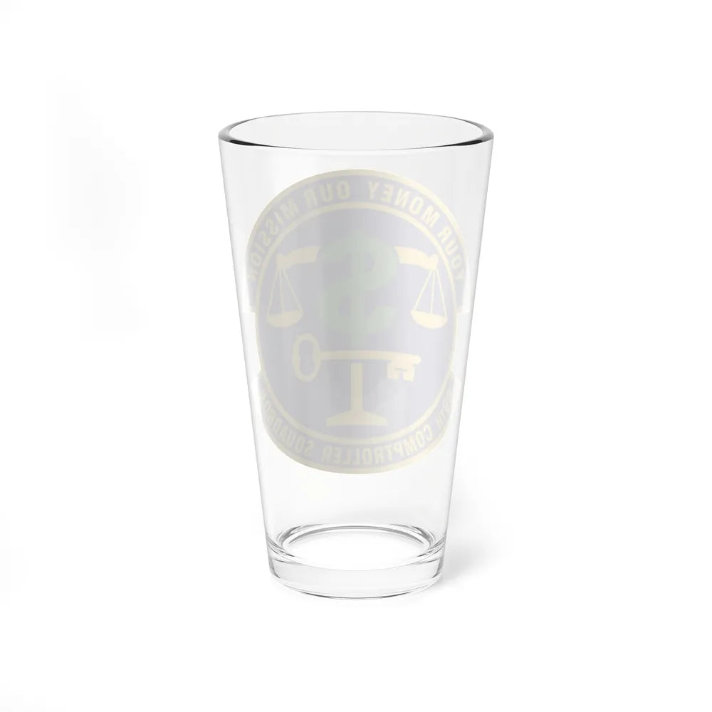 89th Comptroller Squadron (U.S. Air Force) Pint Glass 16oz-Go Mug Yourself