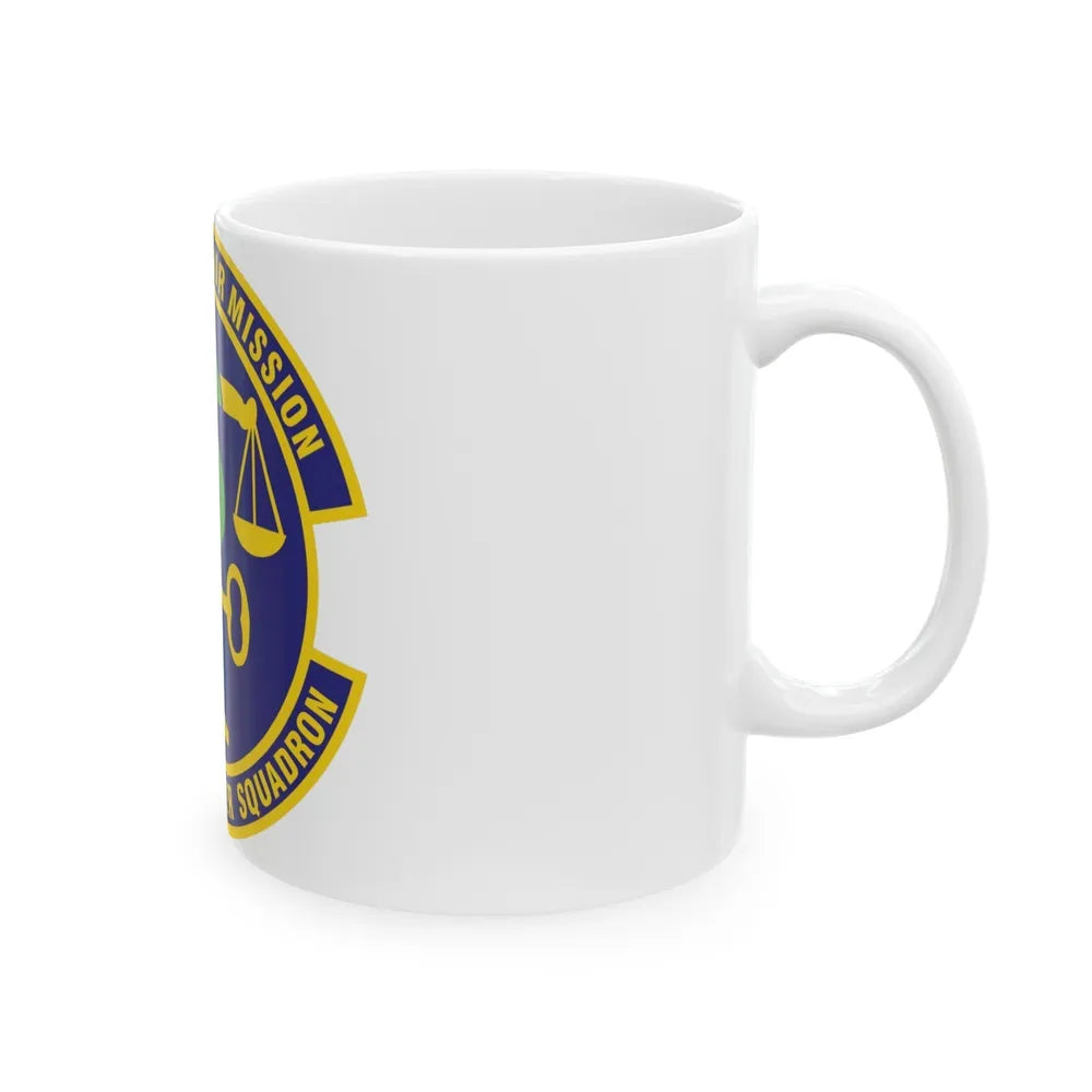 89th Comptroller Squadron (U.S. Air Force) White Coffee Mug-Go Mug Yourself