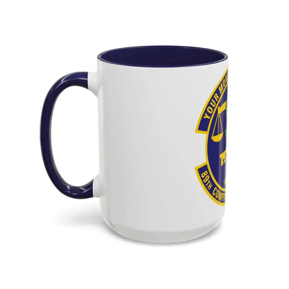 89th Comptroller Squadron (U.S. Air Force) Accent Coffee Mug - Go Mug Yourself