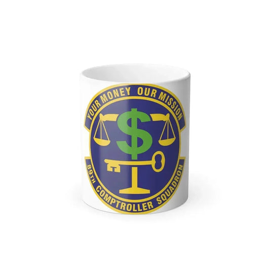 89th Comptroller Squadron (U.S. Air Force) Color Changing Mug 11oz - Go Mug Yourself