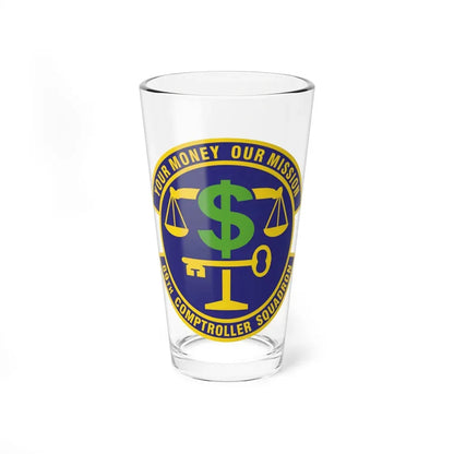 89th Comptroller Squadron (U.S. Air Force) Pint Glass 16oz 16oz - Go Mug Yourself