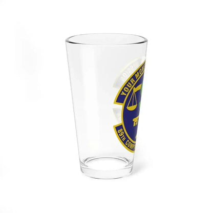 89th Comptroller Squadron (U.S. Air Force) Pint Glass 16oz - Go Mug Yourself