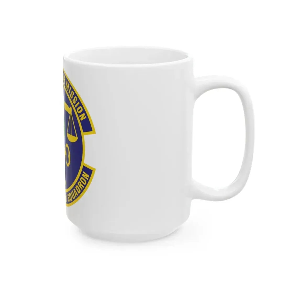 89th Comptroller Squadron (U.S. Air Force) White Coffee Mug - Go Mug Yourself